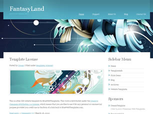FantasyLand Free Website Template