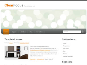 ClearFocus Free Website Template