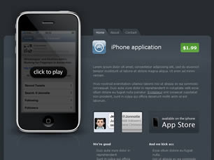 iPhone Free CSS Template
