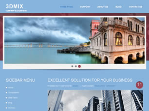 3Dmix Free Website Template