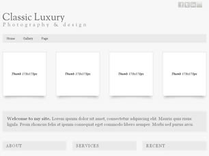 Classic Luxury Free CSS Template