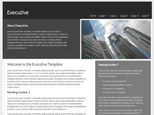 Executive Free Website Template