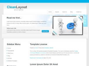 CleanLayout Free CSS Template
