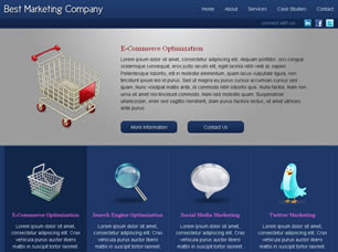 Marketing Company Free Website Template
