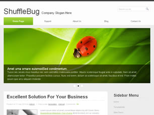ShuffleBug Free Website Template
