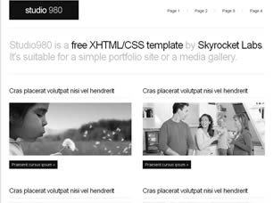 Studio 980 Free CSS Template