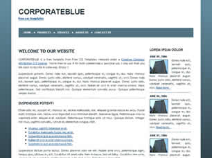 Corporateblue Free Website Template