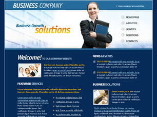 Business Company Free Website Template