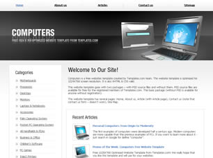 Computers Free CSS Template