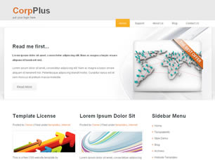 CorpPlus Free Website Template