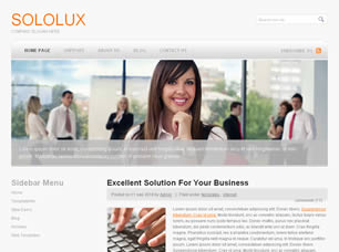SoloLux Free Website Template