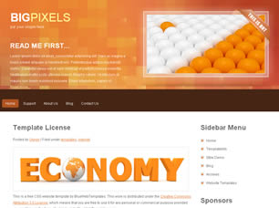 BigPixels Free Website Template
