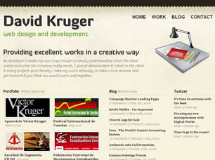 David Kruger Free Website Template