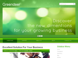 Greendeer Free Website Template