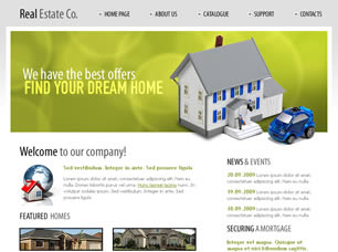 Real Estate Co. Free Website Template