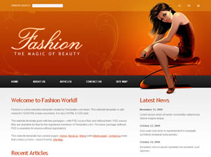 Fashion Free Website Template