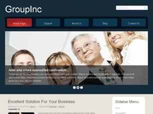 GroupInc Free Website Template