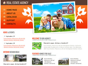 Real Estate Agency Free Website Template