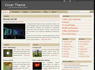 Cover Free CSS Template