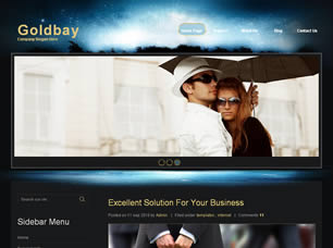 Goldbay Free Website Template