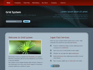 Grid System Free Website Template