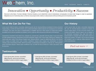 WebChem Inc. Free CSS Template