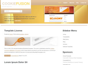 CookieFusion Free Website Template