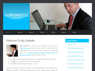 Corporate 2.0 Free CSS Template