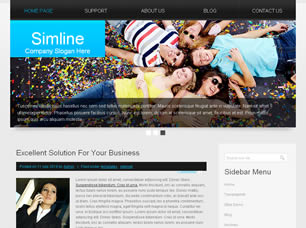 Simline Free Website Template