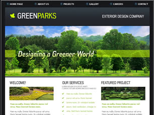 GreenParks Free Website Template