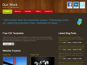 Our Work Free CSS Template