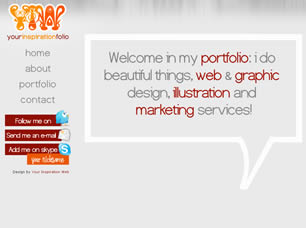 YourInspirationFolio Free Website Template