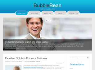 BubbleBean Free CSS Template