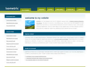 Isometric Free Website Template