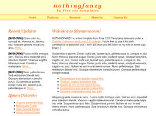 Nothingfanzy Free CSS Template