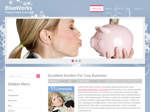 BlueWorks Free CSS Template