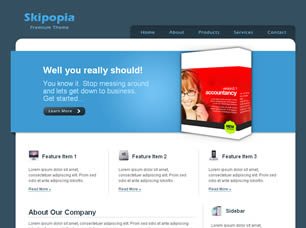 Skipopia Free Website Template