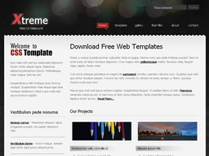 Xtreme Free CSS Template