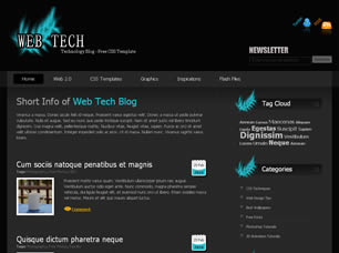 Web Tech Free Website Template