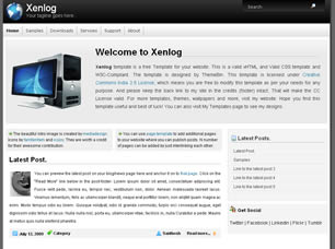 Xenlog Free Website Template