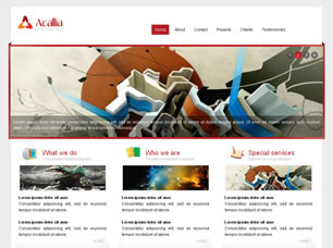 Acallia Development Free Website Template