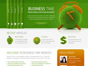 Business Time Free CSS Template