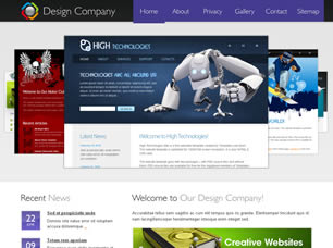 Design Company Free Website Template