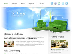 Eco Design Free Website Template
