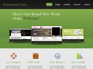 Professional Web2 Free Website Template