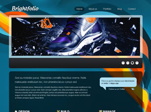 BrightFolio Free Website Template