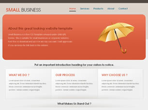 Small Business Free CSS Template
