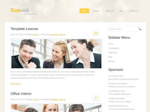 Boswell Free Website Template