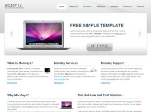 WCSST 12 Free CSS Template