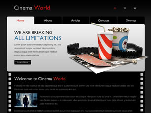 Cinema World Free Website Template